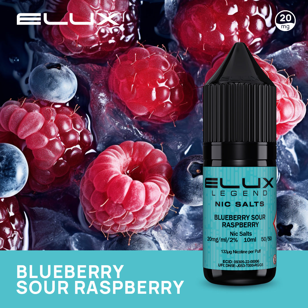 Elux Nic Salts 20mg ÆSKE med 10 stk
