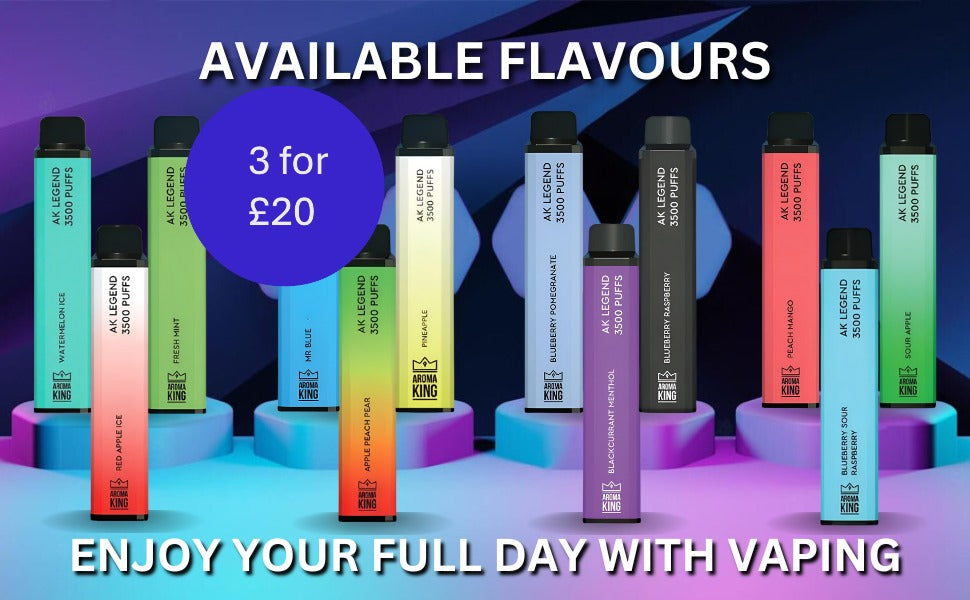 Aroma King Legends 3500 Puffs Singles Bundle