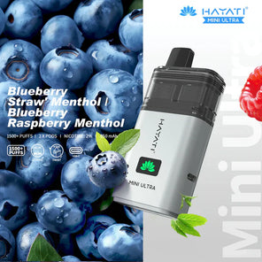  Blue Razz Pineapple / Strawberry Ice Hayati Pro Ultra 1500 Puffs disposable vape