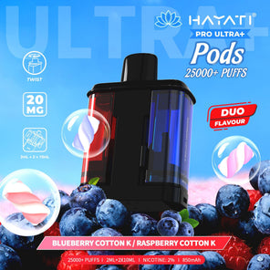  Blueberry Cotton K/ Raspberry Cotton K disposable vape