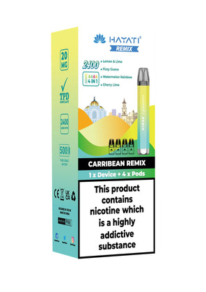Fiji Remix Hayati disposable vape fresh fruity flavour