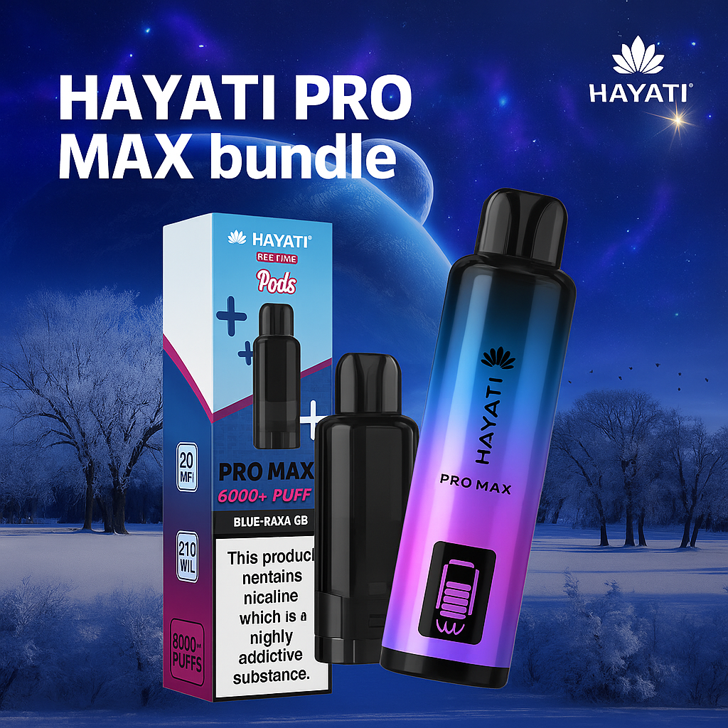 Hayati Pro Max 6000+ & Pod Starter Bundle