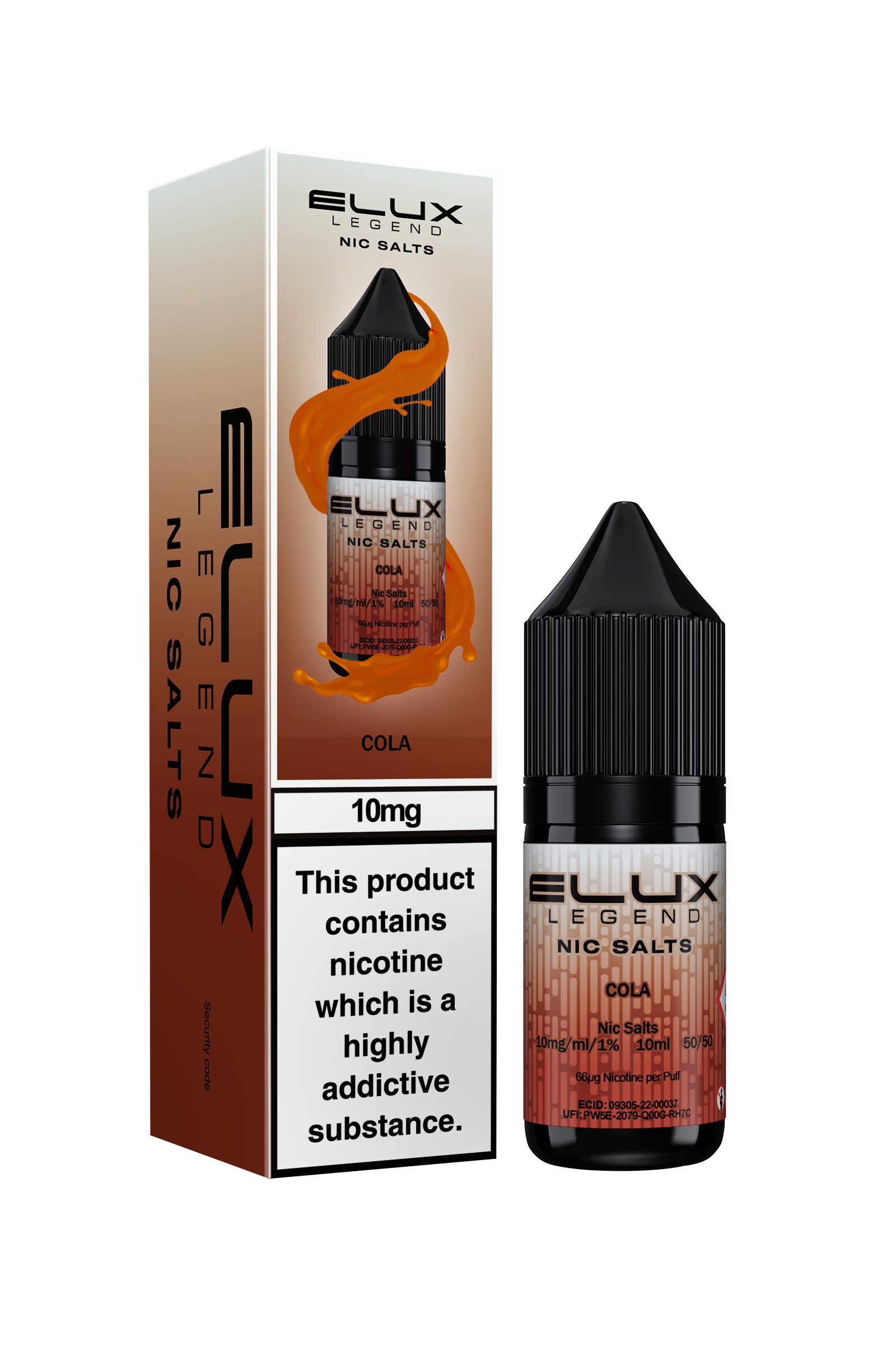 Elux Nic Salts 20mg ÆSKE med 10 stk