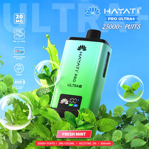  Fresh Mint Hayati Pro Ultra 25000 | 5 Vapes disposable vape