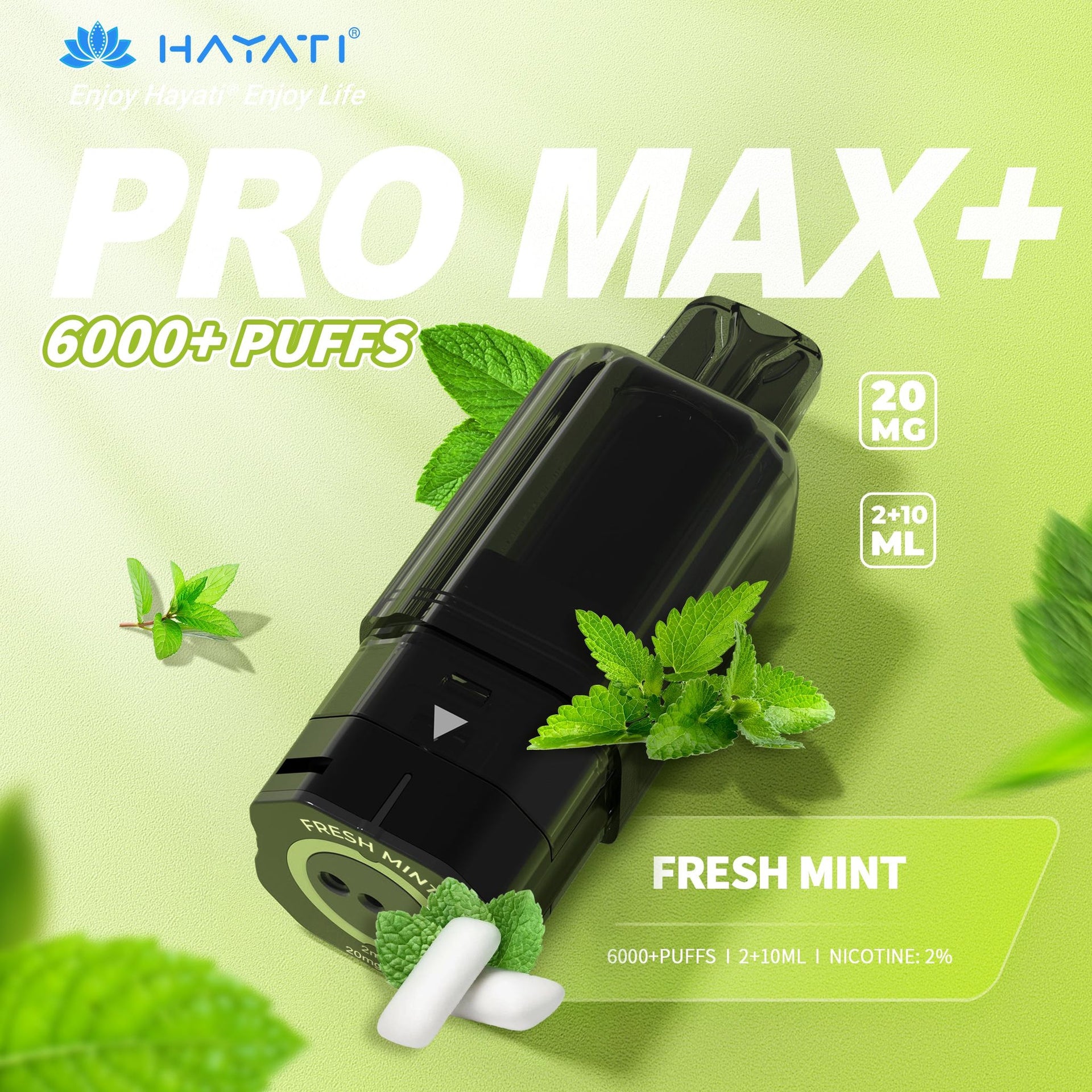 Hayati Pro Max Plus 6000+ Pods | Single Pack