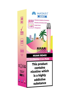 Caribbean Remix Hayati disposable vape exotic flavour
