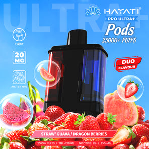  Straw Guava/ Dragon Berries disposable vape
