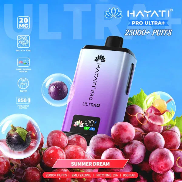  Watermelon B`gum/ Strawberry B`gum Hayati Pro Ultra 25000 | 5 Vapes disposable vape