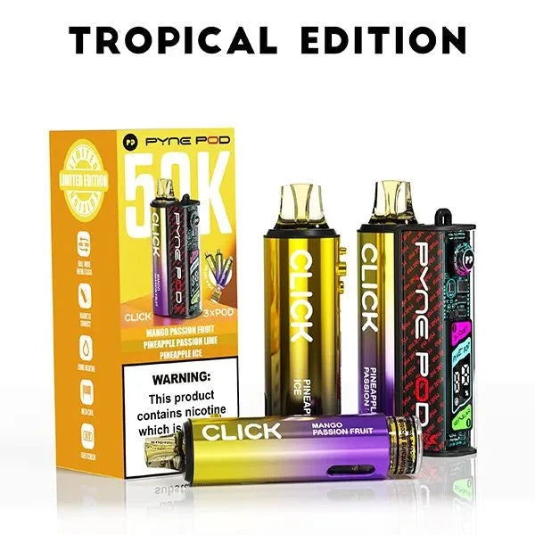 Pyne Pod Click 50K Pod Kit | Single Bar