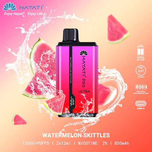 Hayati Pro Ultra 15,000+ | 10 PACK