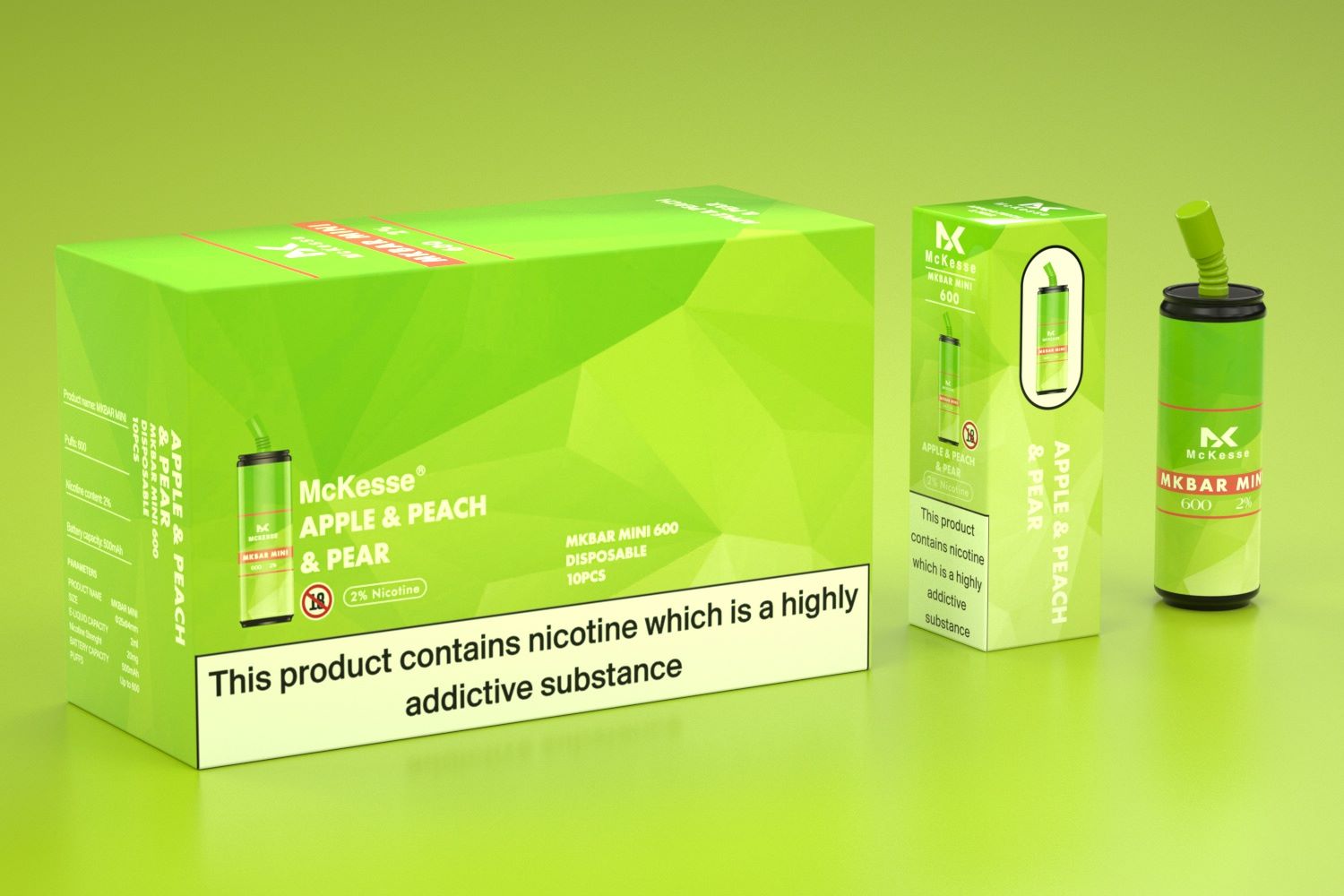 MK Bar 600+ | 10 Pack