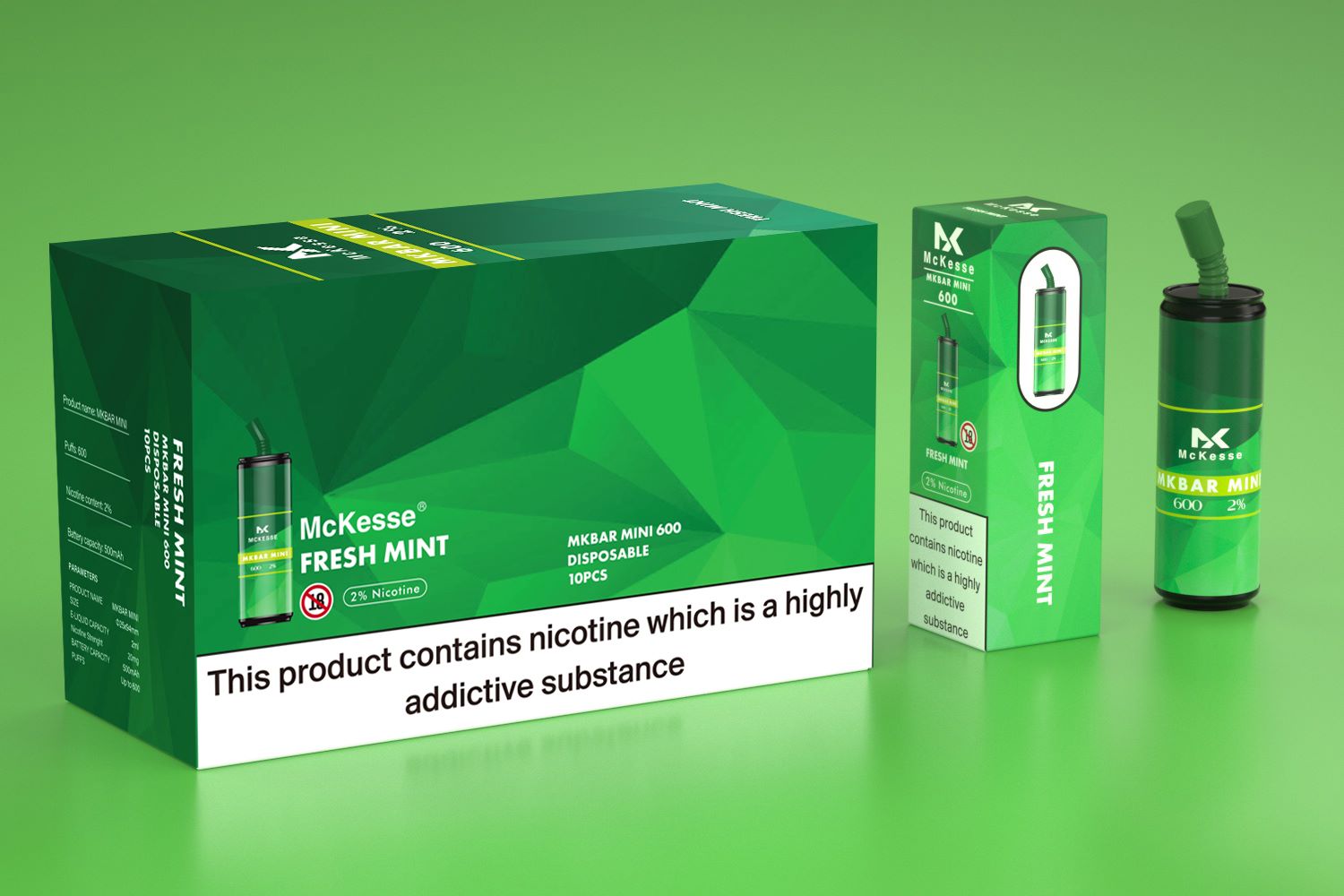 MK Bar 600+ | 10 Pack