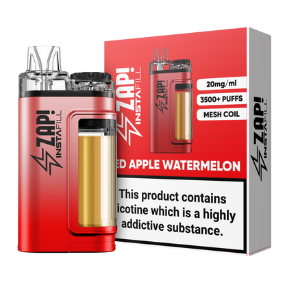 ZAP Instafill 3500 Puffs TPD-kompatibel 2% Nikotin 5 X ENHEDER